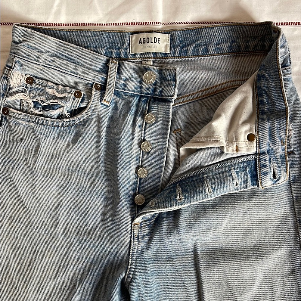 AGOLDE Women’s Light Blue Jeans